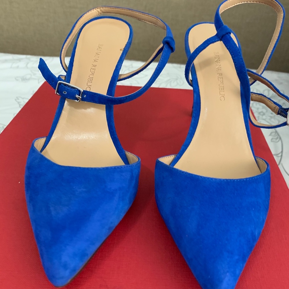 Banana Republic Blue stiletto heels